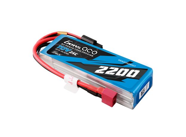 Gens ace 2200mAh 3S 25C 11.1V LiPo Batarya | Deans Konnektör | Air Classic