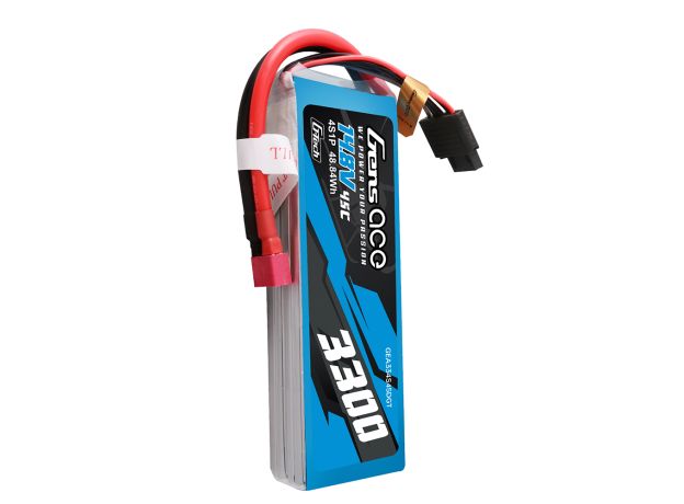 Gens ace 3300mAh 4S 45C 14.8V LiPo Batarya | Deans Konnektör | Air Classic