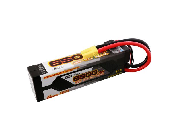 Gens ace 6500mAh 3S 100C 11.4V(HV) LiPo Batarya | Sert Kasalı | EC5 Konnektör | Advanced