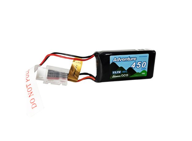 Gens ace 450mAh 3S 45C 11.1V LiPo Batarya | JST-PHR Konnektör | Adventure (Non-G-Tech)