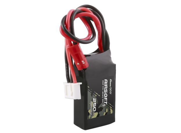 Gens ace 250mAh 2S 35C 7.4V LiPo Batarya | JST Konnektör | Airsoft