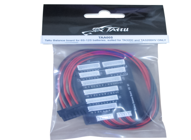 Tattu Balance board for 6S-12S batteries, suited for TA3200, TA3200HV and TA3200UHV ONLY