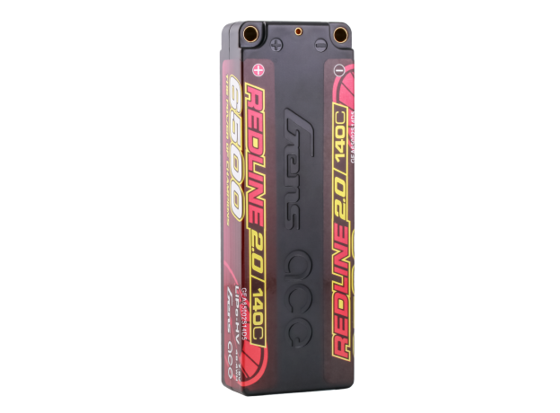 Gens ace 6500mAh 2S 140C 7.6V(HV) LiPo Batarya | 5.0mm bullet | Kırmızıline 2.0