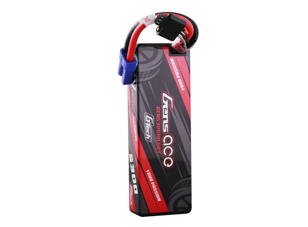 Gens ace 5300mAh 2S 100C 7.4V LiPo Batarya | Sert Kasalı | EC5 Konnektör | Car Classic