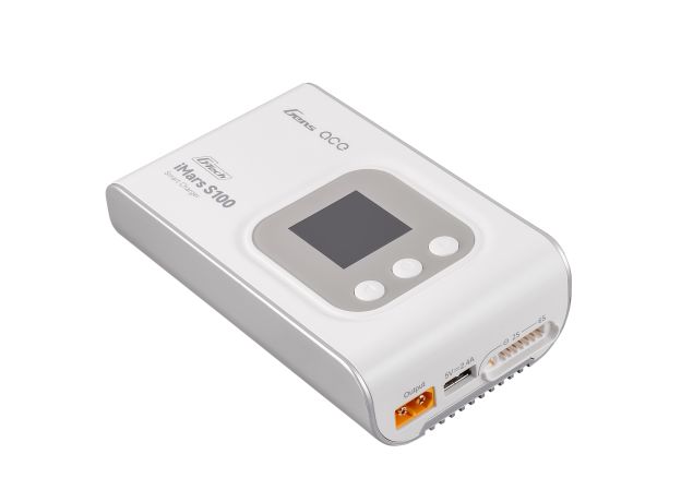Gens ace iMars S100 Akıllı Şarj Cihazı | AC 100W | 10A | 2-6S | Beyaz