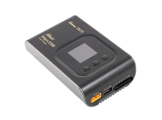 Gens ace iMars S100 Akıllı Şarj Cihazı | AC 100W | 10A | 2-6S | Siyah