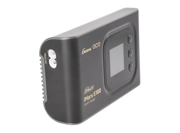 Gens ace iMars S100 Akıllı Şarj Cihazı | AC 100W | 10A | 2-6S | Siyah