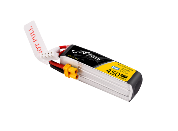 Tattu 450mAh 3S 95C 11.4V(HV) Long LiPo Batarya | XT30 Konnektör | FPV Classic