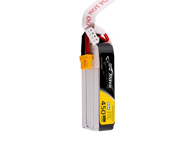 Tattu 450mAh 3S 95C 11.4V(HV) Long LiPo Batarya | XT30 Konnektör | FPV Classic