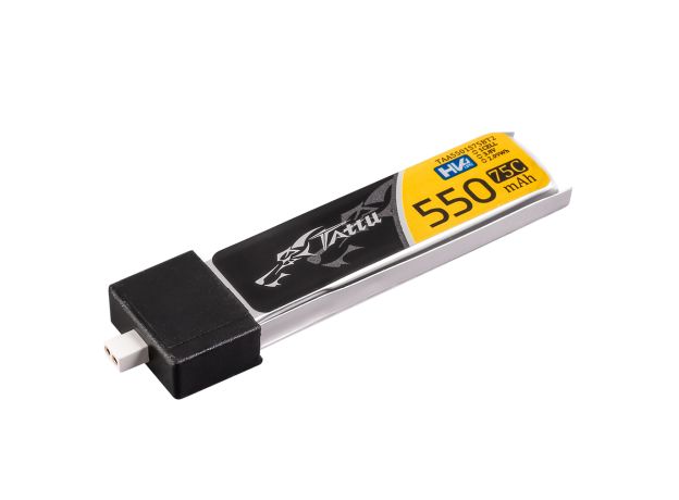 Tattu 550mAh 1S 75C 3.8V(HV) LiPo Batarya | BT 2.0 Konnektör | FPV Classic (5pcs)