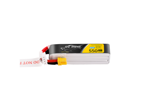 Tattu 550mAh 3S 95C 11.4V(HV) Long LiPo Batarya | XT30 Konnektör | FPV Classic