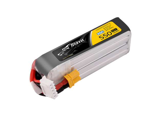 Tattu 550mAh 4S 95C 15.2V(HV) Long LiPo Batarya | XT30 Konnektör | FPV Classic