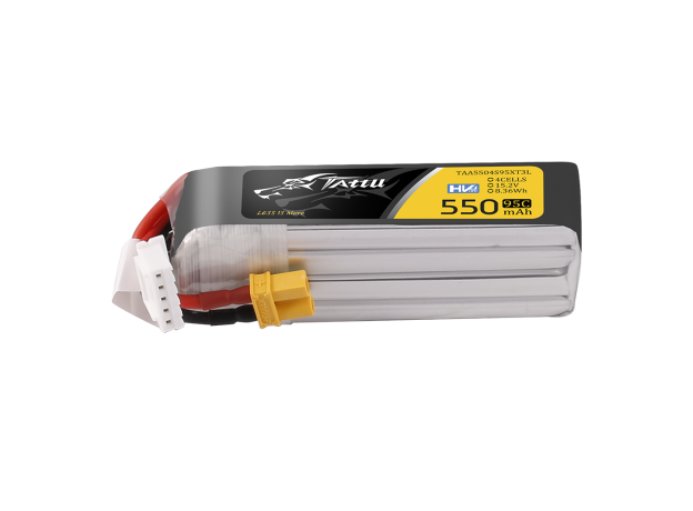 Tattu 550mAh 4S 95C 15.2V(HV) Long LiPo Batarya | XT30 Konnektör | FPV Classic