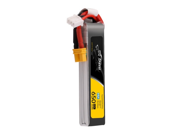 Tattu 650mAh 2S 95C 7.6V(HV) Long LiPo Batarya | XT30 Konnektör | FPV Classic