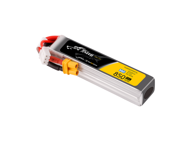 Tattu 850mAh 2S 95C 7.6V(HV) Long LiPo Batarya | XT30 Konnektör | FPV Classic