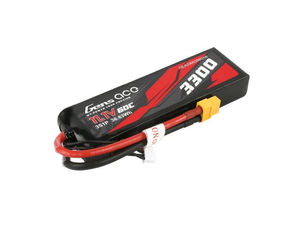 Gens ace 3300mAh 3S 60C 11.1V LiPo Batarya | XT60 Konnektör | Car Classic