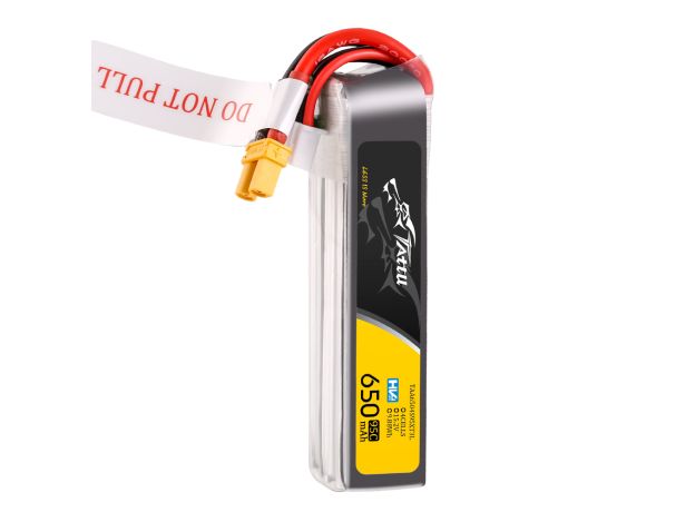 Tattu 650mAh 4S 95C 15.2V(HV) Long LiPo Batarya | XT30 Konnektör | FPV Classic
