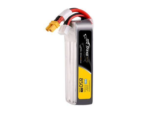Tattu 850mAh 4S 95C 15.2V(HV) Long LiPo Batarya | XT30 Konnektör | FPV Classic