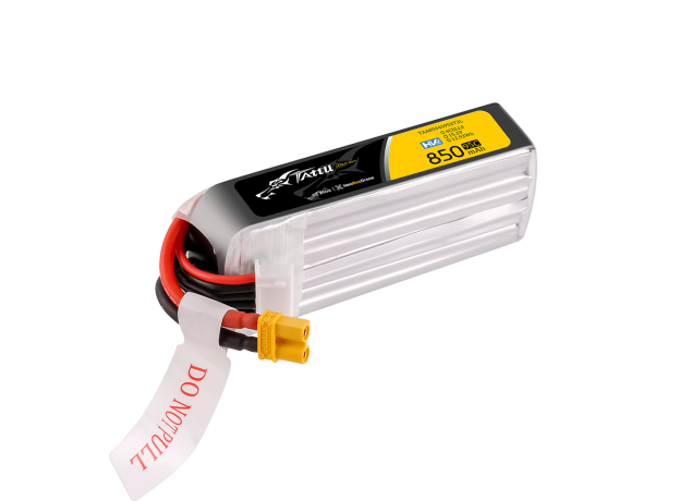 Tattu 850mAh 4S 95C 15.2V(HV) Long LiPo Batarya | XT30 Konnektör | FPV Classic