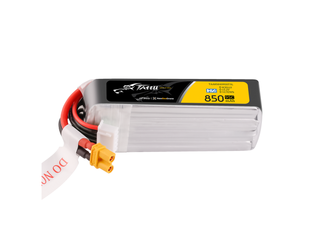 Tattu 850mAh 4S 95C 15.2V(HV) Long LiPo Batarya | XT30 Konnektör | FPV Classic