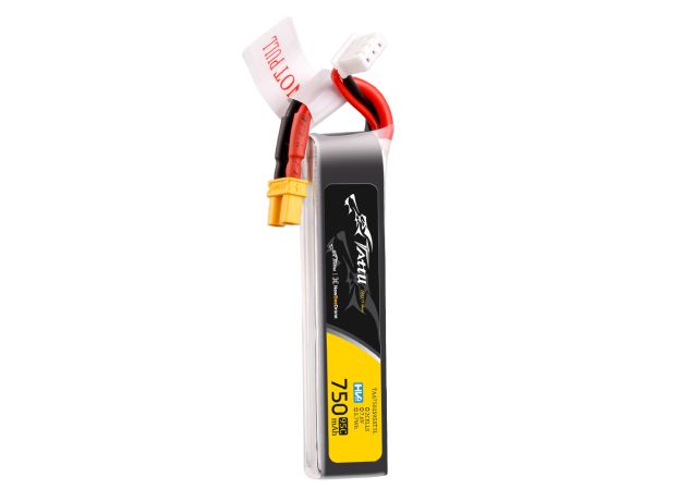 Tattu 750mAh 2S 95C 7.6V(HV) LiPo Batarya | XT30 Konnektör | FPV Classic