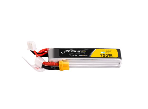 Tattu 750mAh 2S 95C 7.6V(HV) LiPo Batarya | XT30 Konnektör | FPV Classic