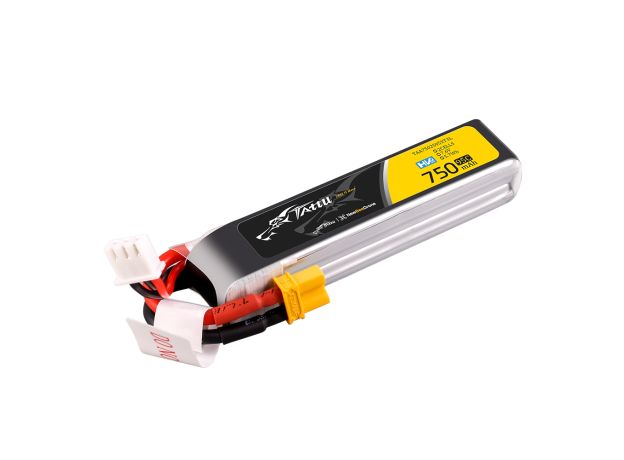 Tattu 750mAh 2S 95C 7.6V(HV) LiPo Batarya | XT30 Konnektör | FPV Classic