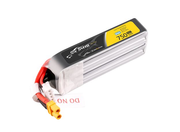 Tattu 750mAh 4S 95C 15.2V(HV) LiPo Batarya | XT30 Konnektör | FPV Classic