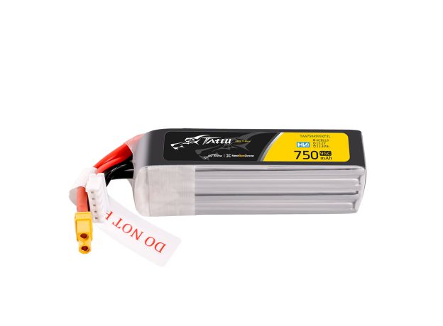 Tattu 750mAh 4S 95C 15.2V(HV) LiPo Batarya | XT30 Konnektör | FPV Classic