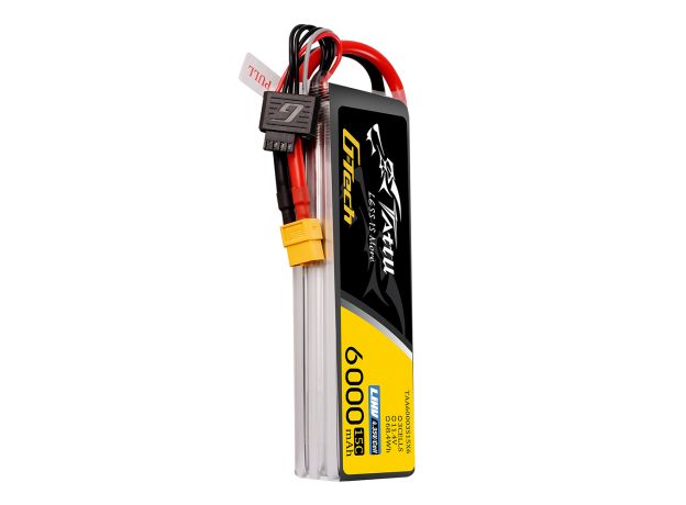 Tattu 6000mAh 3S 15C 11.4V(HV) LiPo Batarya | XT60 Konnektör | FPV Classic
