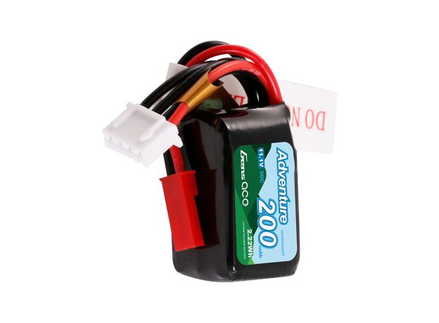 Gens ace 200mAh 3S 30C 11.1V LiPo Batarya | JST Konnektör | Adventure (Non-G-Tech)