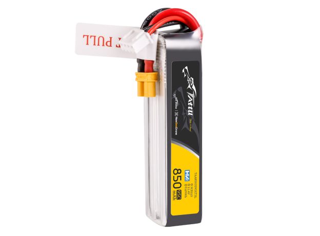 Tattu 850mAh 3S 95C 11.4V(HV) Long LiPo Batarya | XT30 Konnektör | FPV Classic