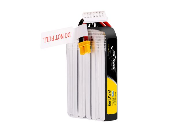 Tattu 850mAh 6S 95C 22.8V(HV) Long LiPo Batarya | XT30 Konnektör | FPV Classic