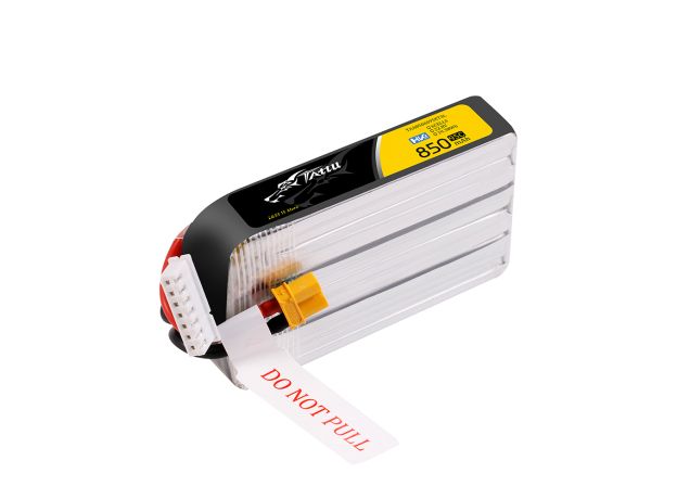Tattu 850mAh 6S 95C 22.8V(HV) Long LiPo Batarya | XT30 Konnektör | FPV Classic