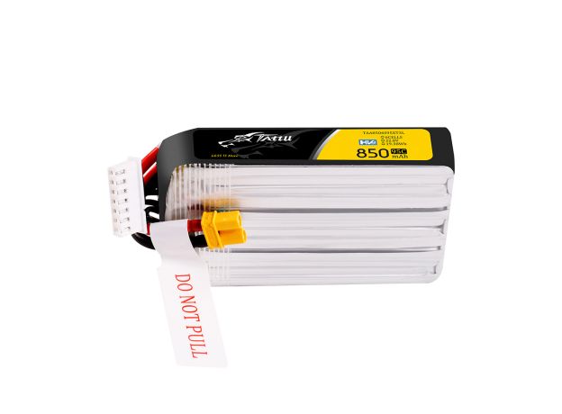 Tattu 850mAh 6S 95C 22.8V(HV) Long LiPo Batarya | XT30 Konnektör | FPV Classic