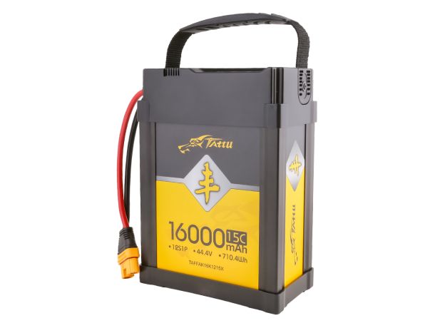 Tattu 16000mAh 12S 15C 44.4V Smart LiPo Batarya | AS150-F Konnektör | AGRI