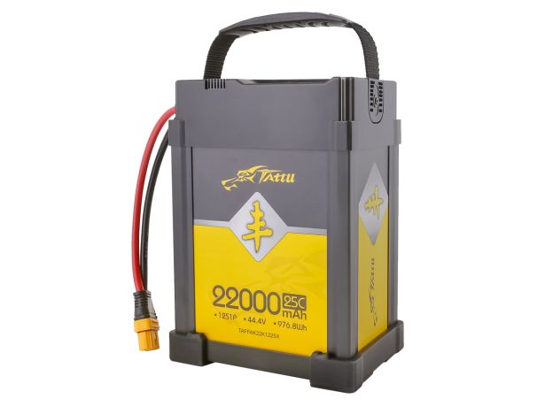 Tattu 22000mAh 12S 25C 44.4V Smart LiPo Batarya | AS150-F Konnektör | AGRI