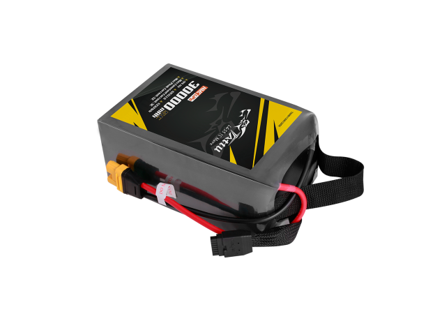 Tattu 30000mAh 12S 5C 44.4V LiPo Batarya | AS150U-F Konnektör | Semi-solid