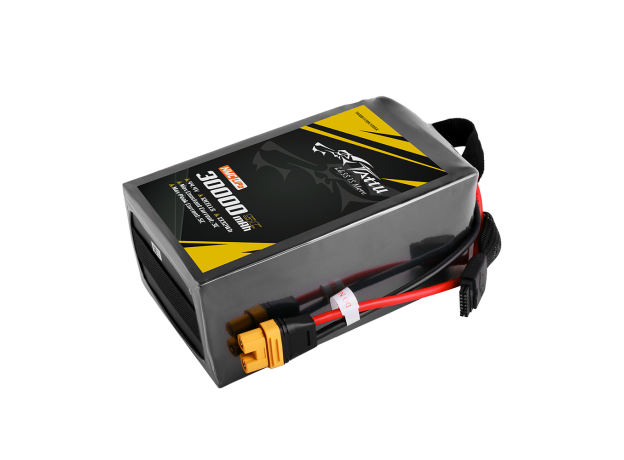 Tattu 30000mAh 12S 5C 44.4V LiPo Batarya | AS150U-F Konnektör | Semi-solid