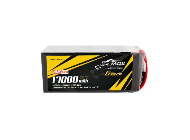 Tattu 17000mAh 6S 5C 22.2V LiPo Batarya | XT90S-F Konnektör | Semi-solid
