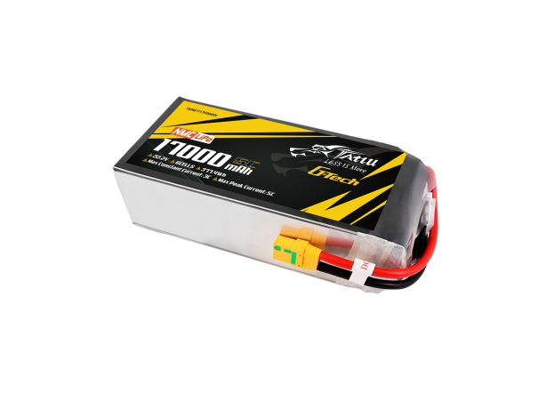 Tattu 17000mAh 6S 5C 22.2V LiPo Batarya | XT90S-F Konnektör | Semi-solid