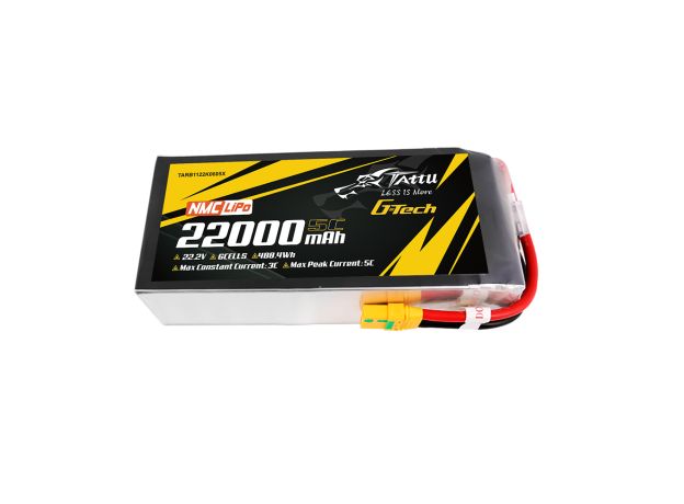 Tattu 22000mAh 6S 5C 22.2V LiPo Batarya | XT90S-F Konnektör | Semi-solid