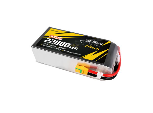 Tattu 22000mAh 6S 5C 22.2V LiPo Batarya | XT90S-F Konnektör | Semi-solid