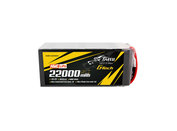 Tattu 22000mAh 6S 5C 22.2V LiPo Batarya | XT90S-F Konnektör | Semi-solid