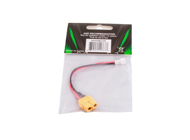 XT60 Erkek to JST-PHR-2P Dişi Adaptör, AWG#22, 100mm