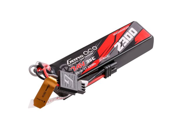 Gens ace 2300mAh 2S 35C 7.4V LiPo Batarya | IEC2 Konnektör | Car Classic