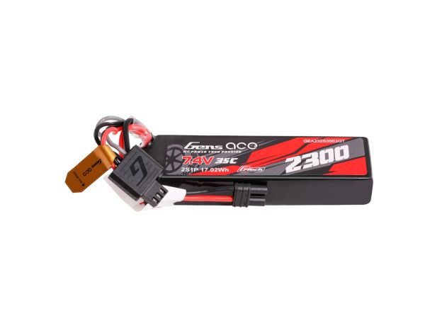 Gens ace 2300mAh 2S 35C 7.4V LiPo Batarya | IEC2 Konnektör | Car Classic