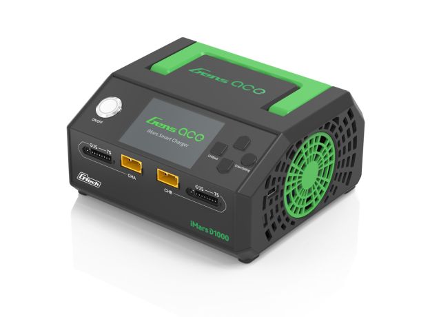 Gens ace iMars D1000 Akıllı Şarj Cihazı | AC 1000W | 25A | 1-7S | 2 Kanallı