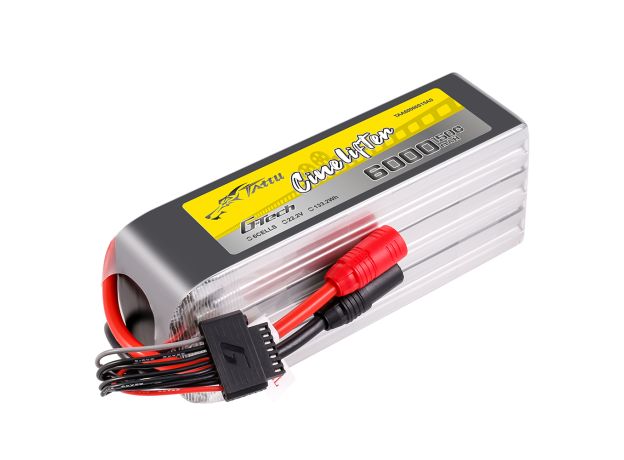 Tattu 6000mAh 6S 150C 22.2V LiPo Batarya | AS150 Konnektör | UAV Classic (Cinelifter)