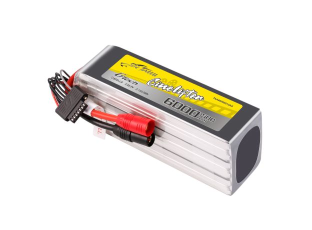 Tattu 6000mAh 6S 150C 22.2V LiPo Batarya | AS150 Konnektör | UAV Classic (Cinelifter)